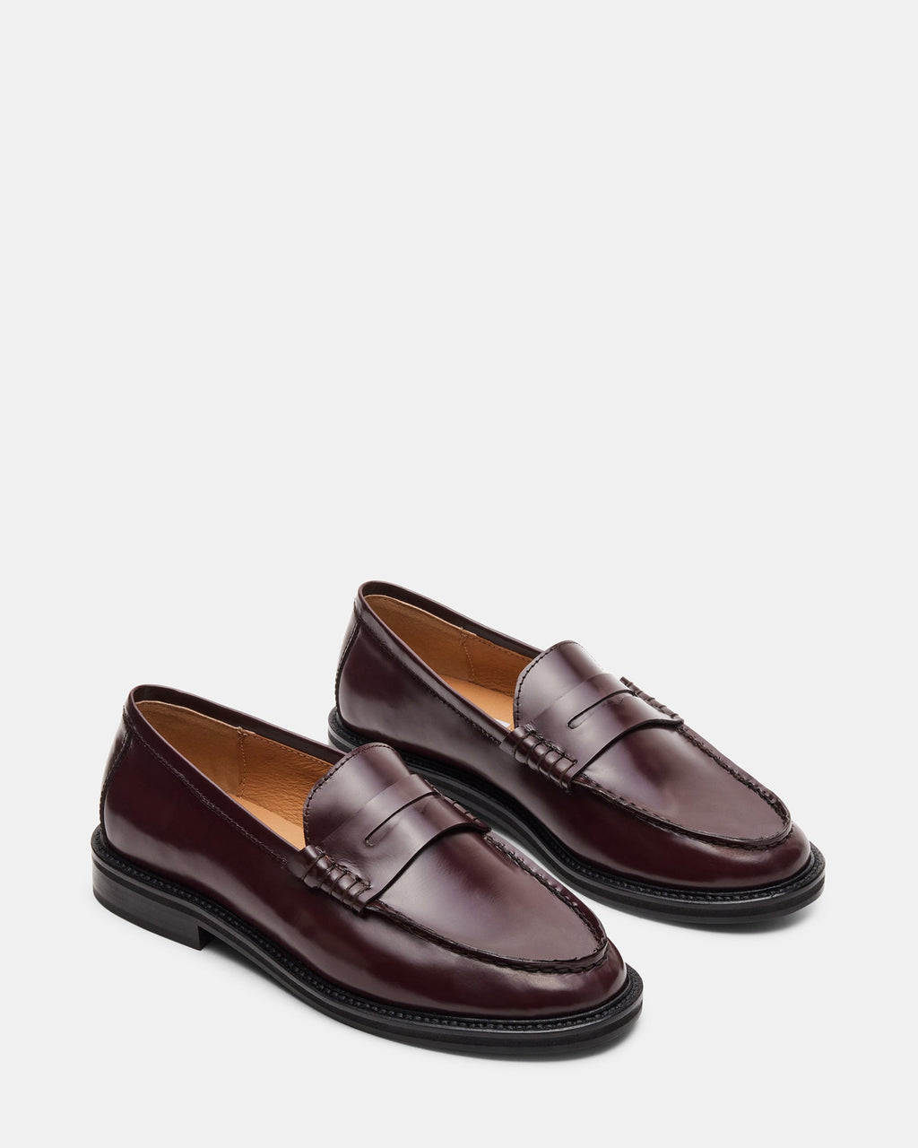 Madison Burgundy Box Leather