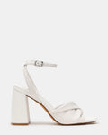 Mandy White Leather