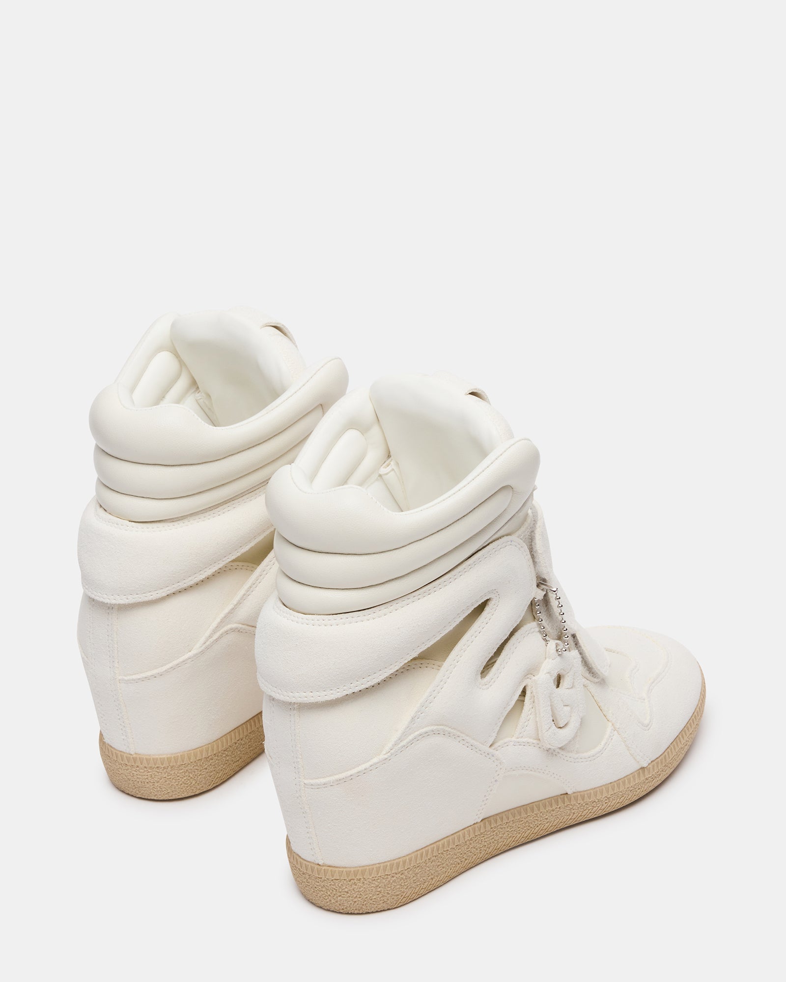 Mavis White Suede