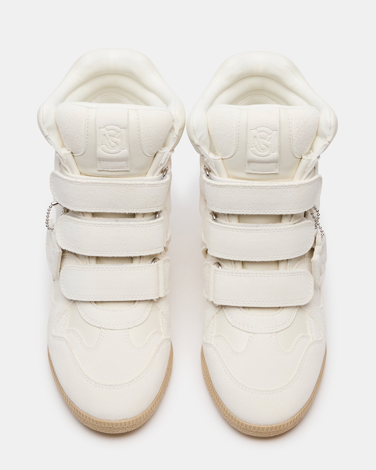 Mavis White Suede