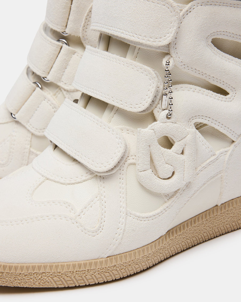 Mavis White Suede