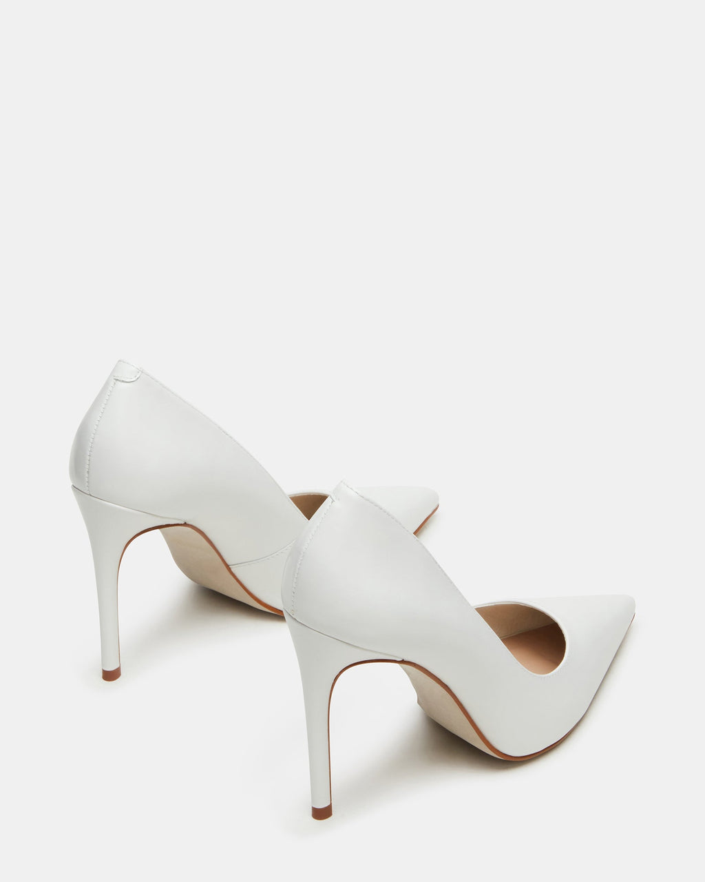 Noir White Leather