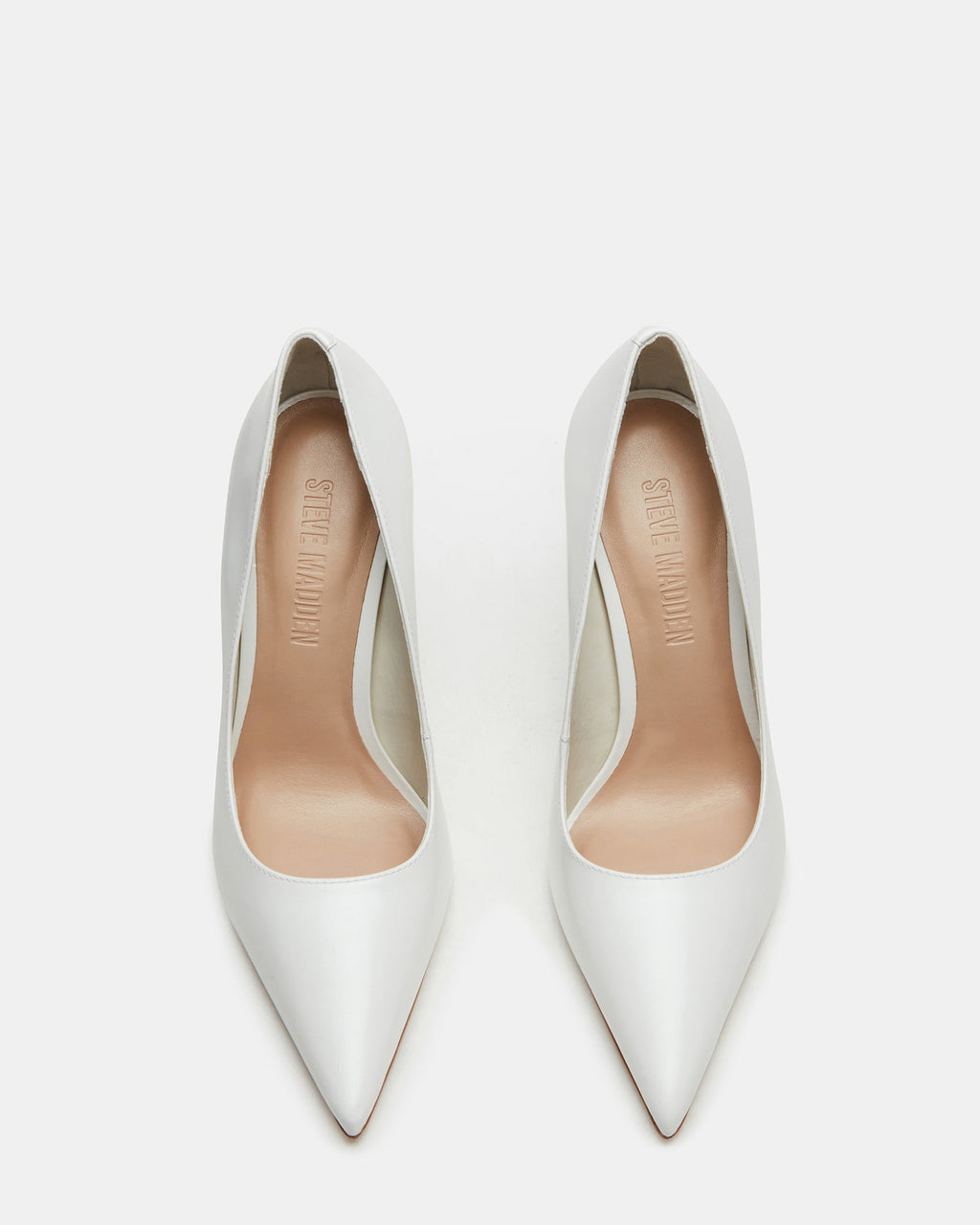 Noir White Leather