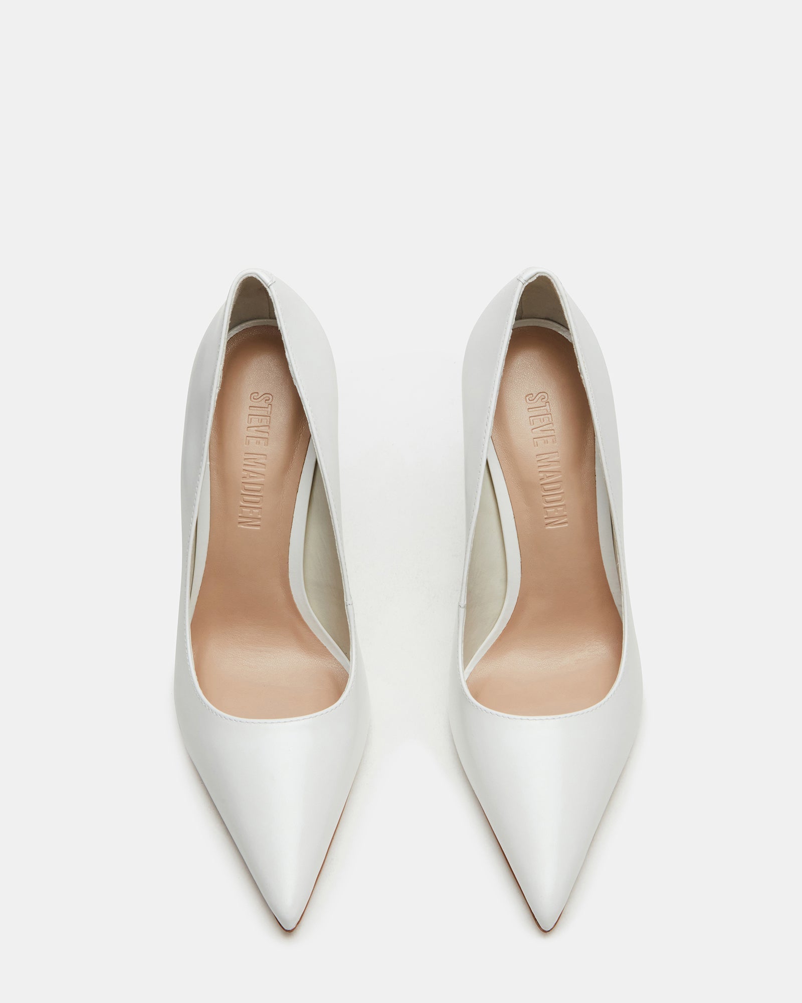 Noir White Leather