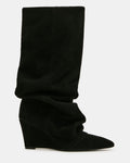 Rhys Black Suede