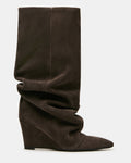Rhys Dark Taupe Suede