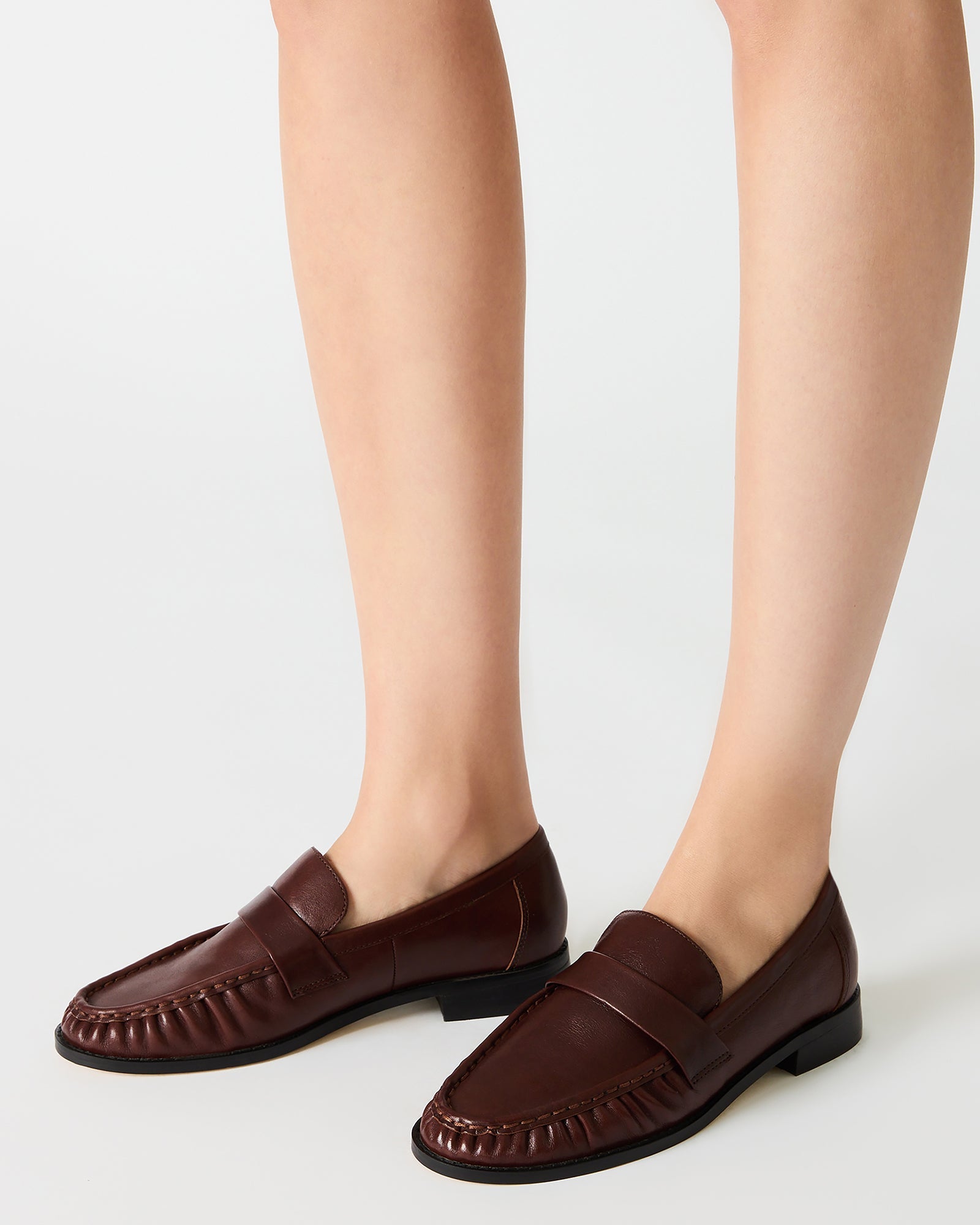 Ronie Mahogany Leather