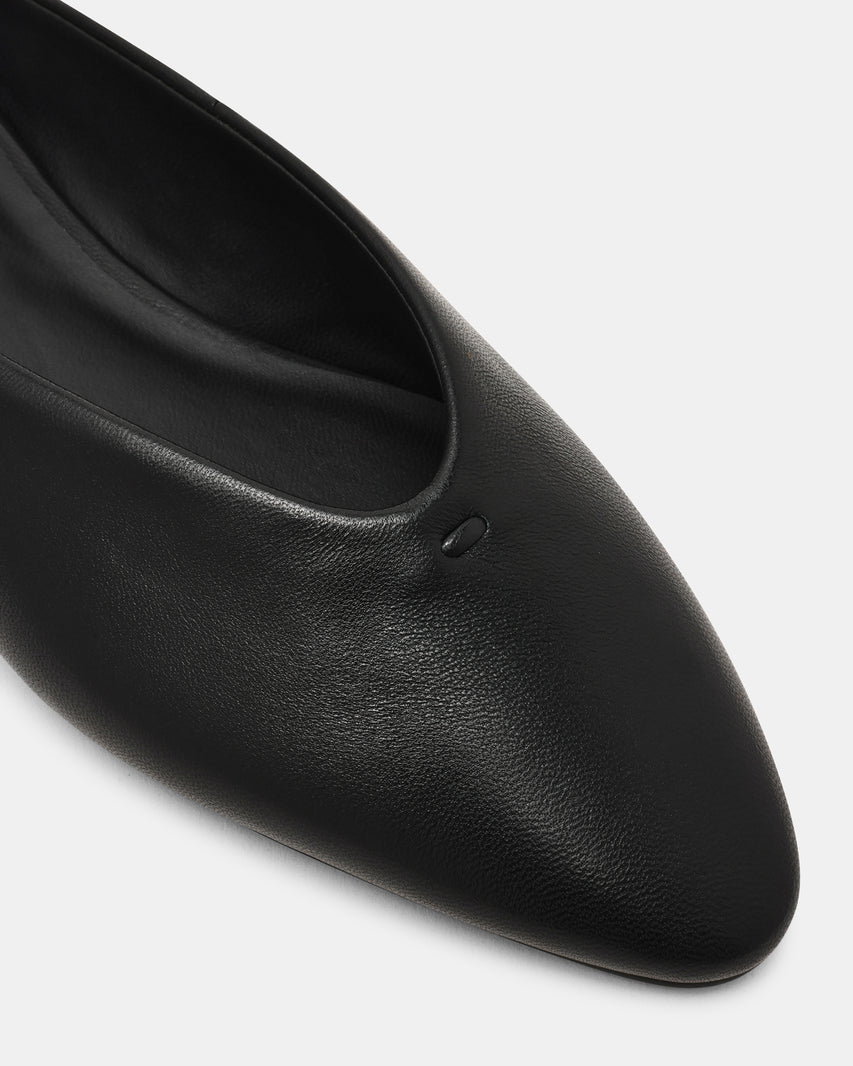 Sherman Black Leather