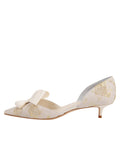 Cliff d'Orsay Kitten Heel Brocade
