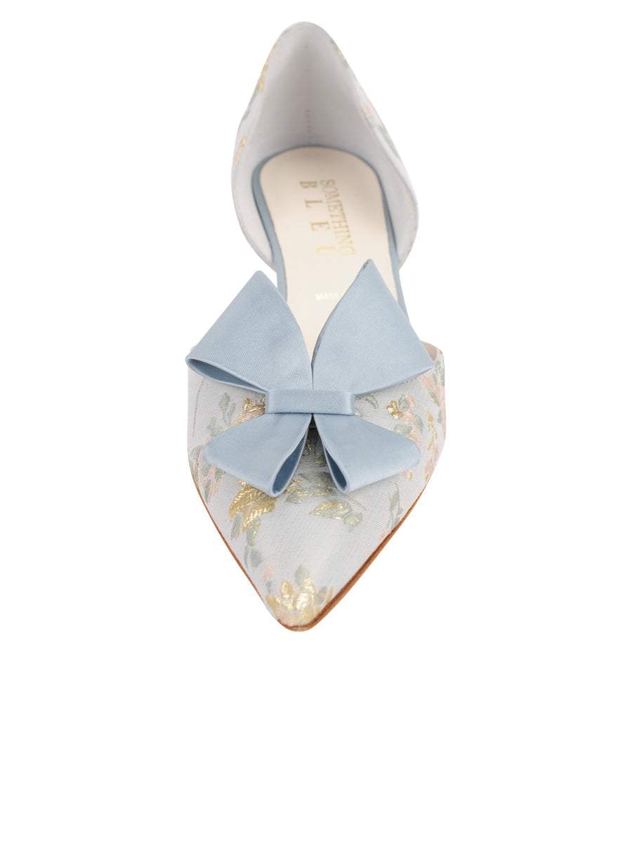 Cliff d'Orsay Kitten Heel Brocade