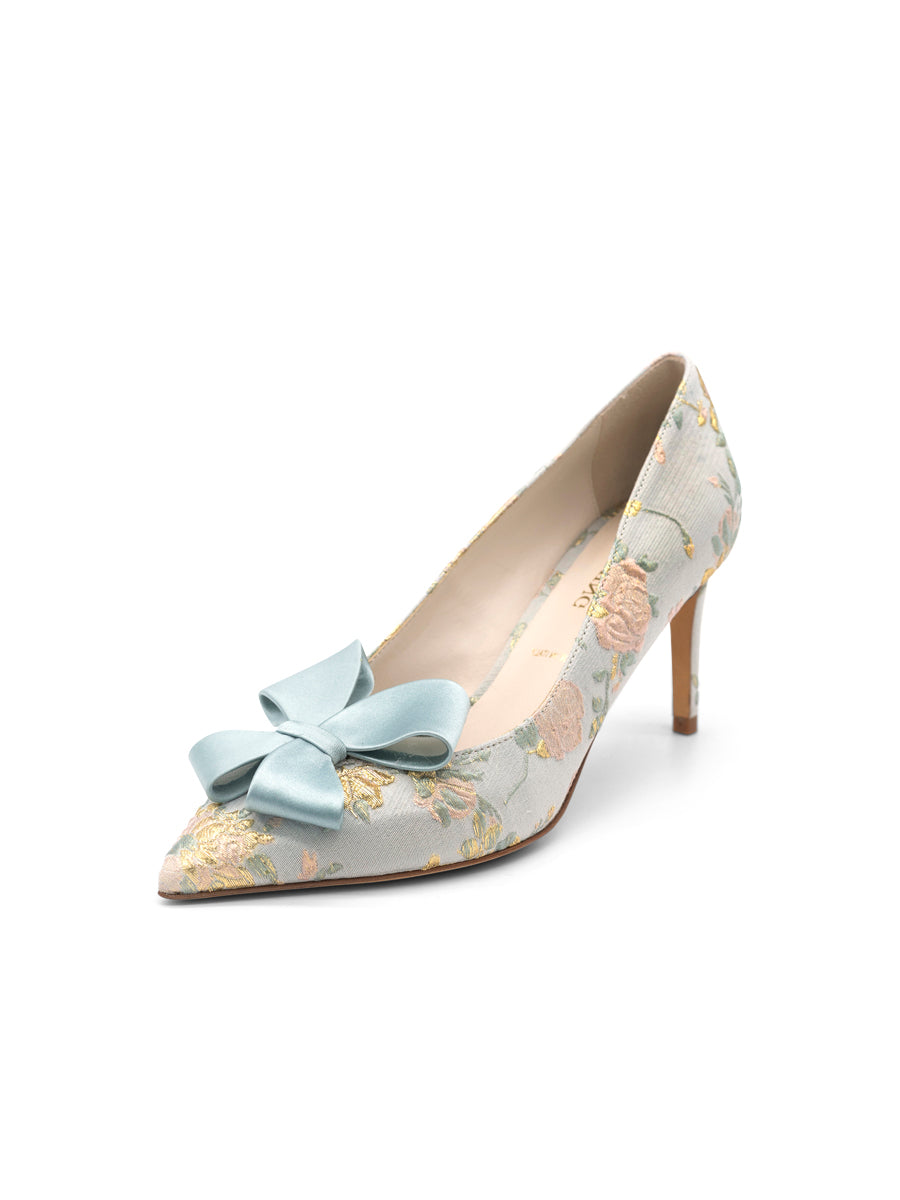 Caitlin Pointed Toe Pump Brocade