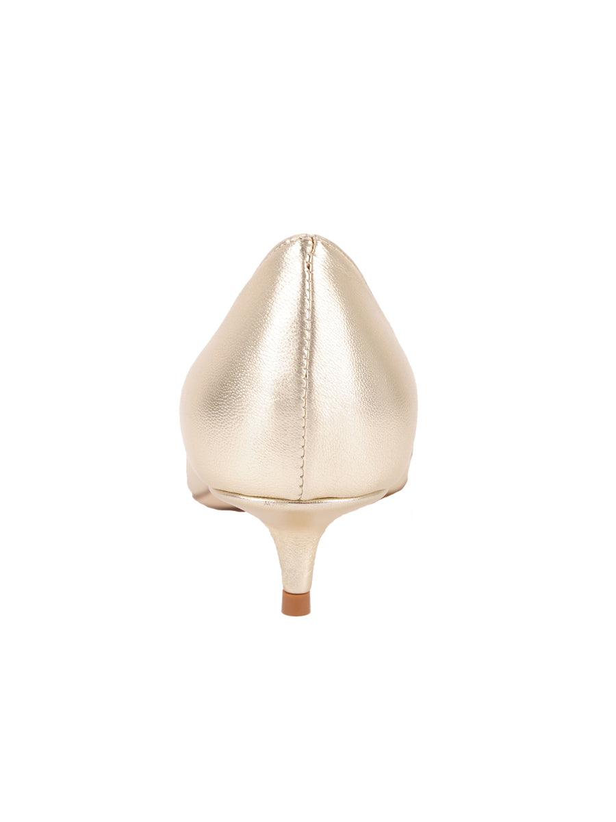 Brinsley Pointed Toe Kitten Heel