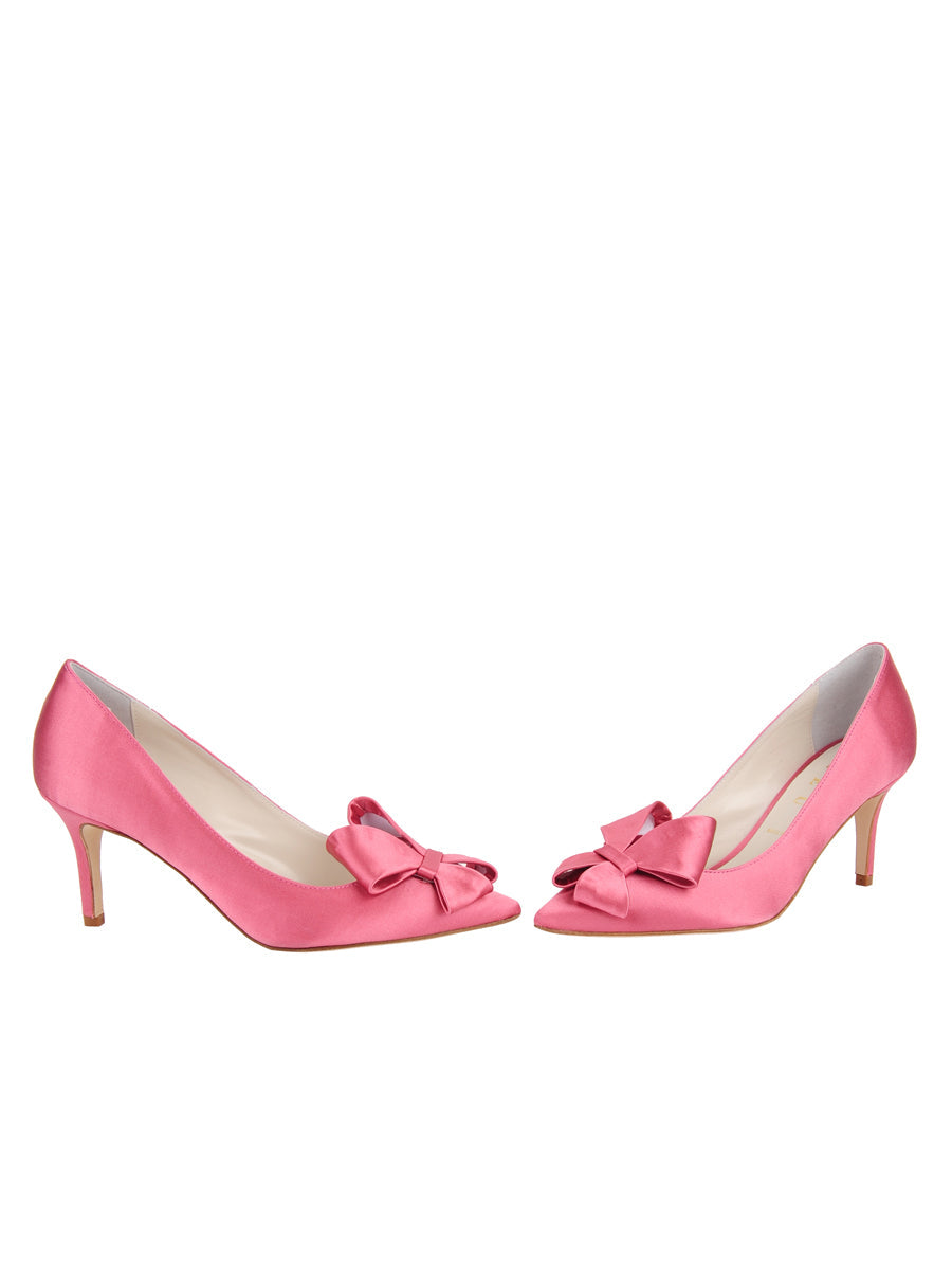 Caitlin Pointed Toe Pump Satin