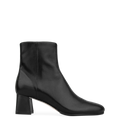 Tachuri Black Leather Ankle Boots