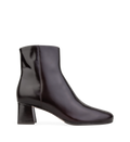 Tachuri Dark Oak Boxed Leather Ankle Boots