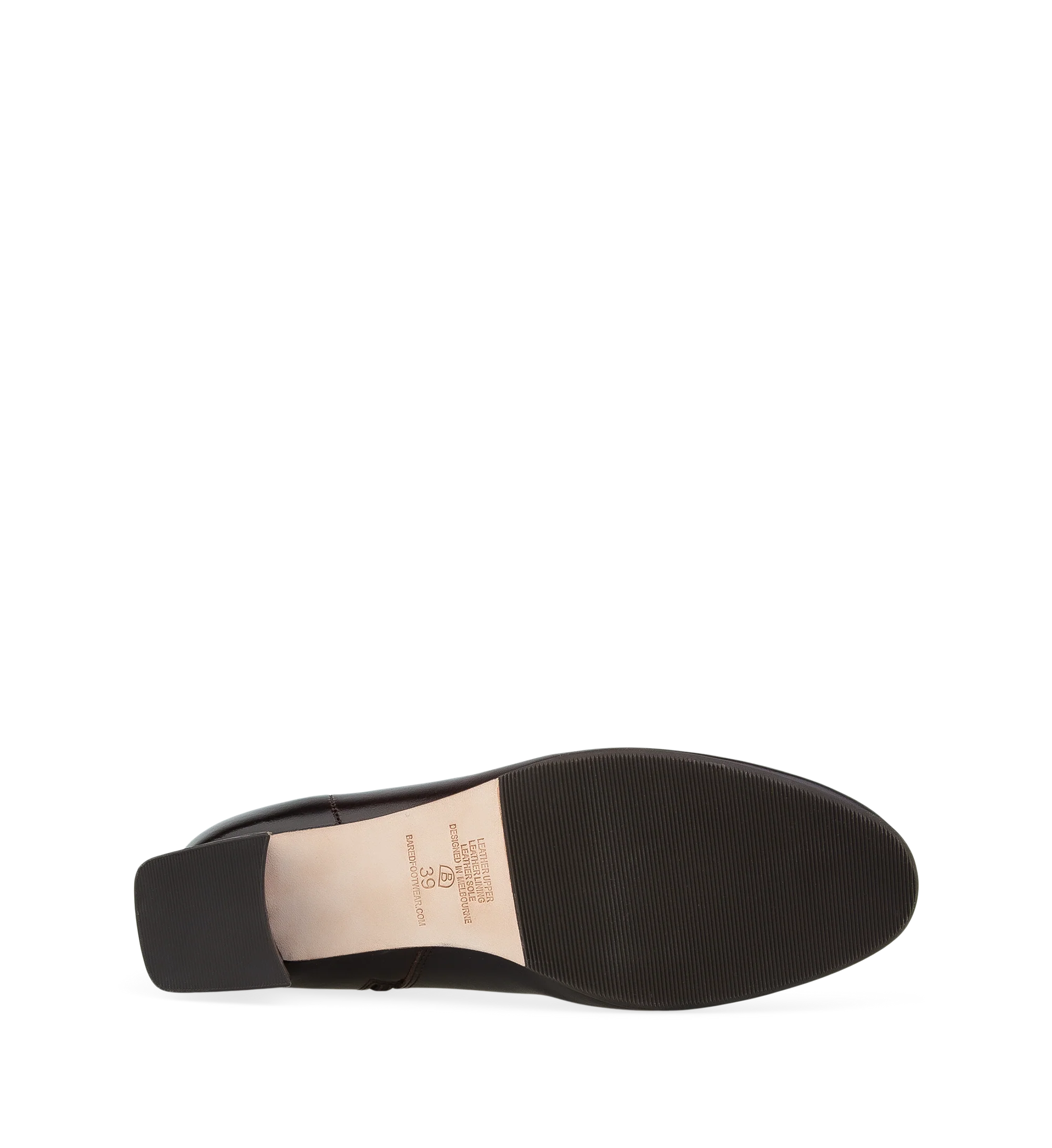 Tachuri Dark Oak Boxed Leather Ankle Boots